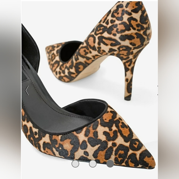 White House Black Market Leopard Pumps/Heels Size 7 - Picture 6 of 6